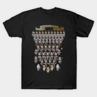 miniature,mechanical,medieval,robot army T-Shirt